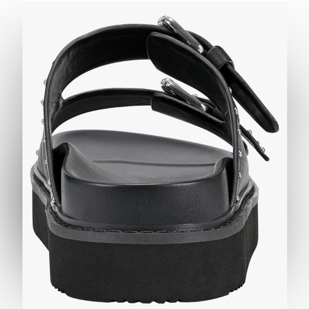 Marc Fisher LTD Women's Agusta Sandal leather lug sole thick straps Sz 7.5 NEW - Picture 3 of 12